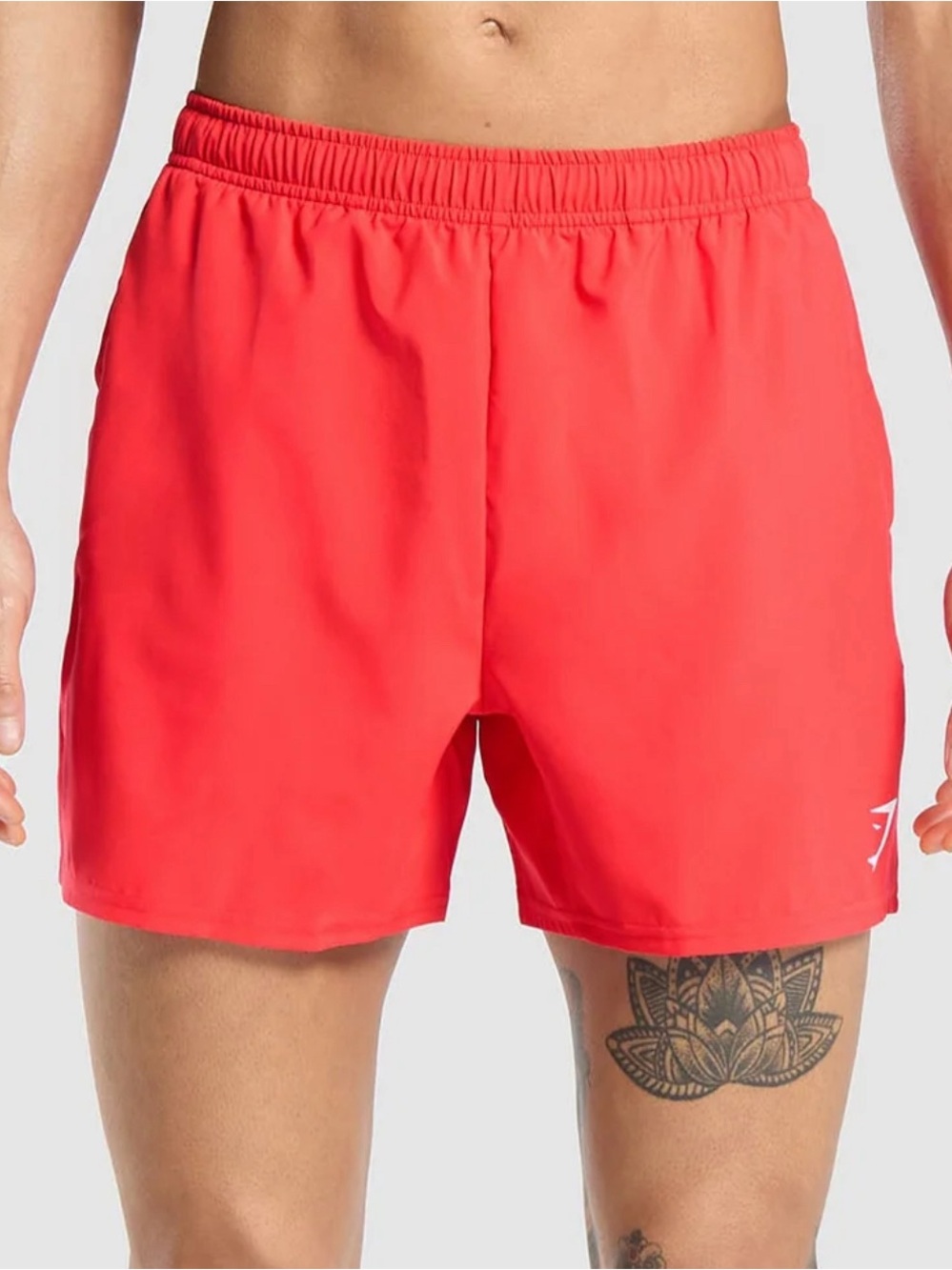 Gymshark Arrival 5" Red Shorts